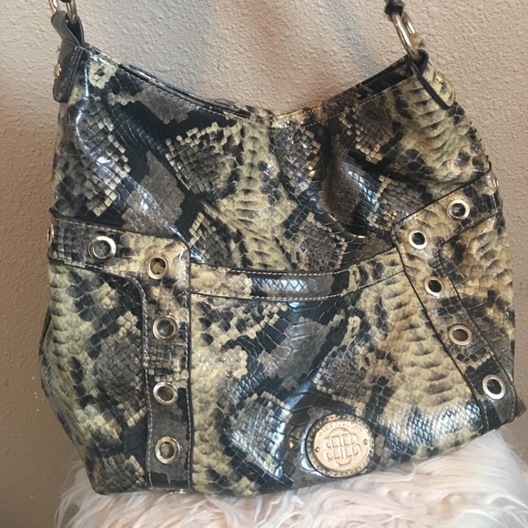 Dana Buchman snake skin Purse. - Picture 2 of 4